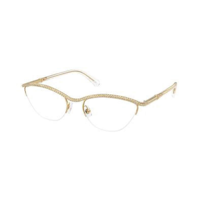 Eyeglasses Swarovski SK 1026 4004 Gold Demo Lens 56mm