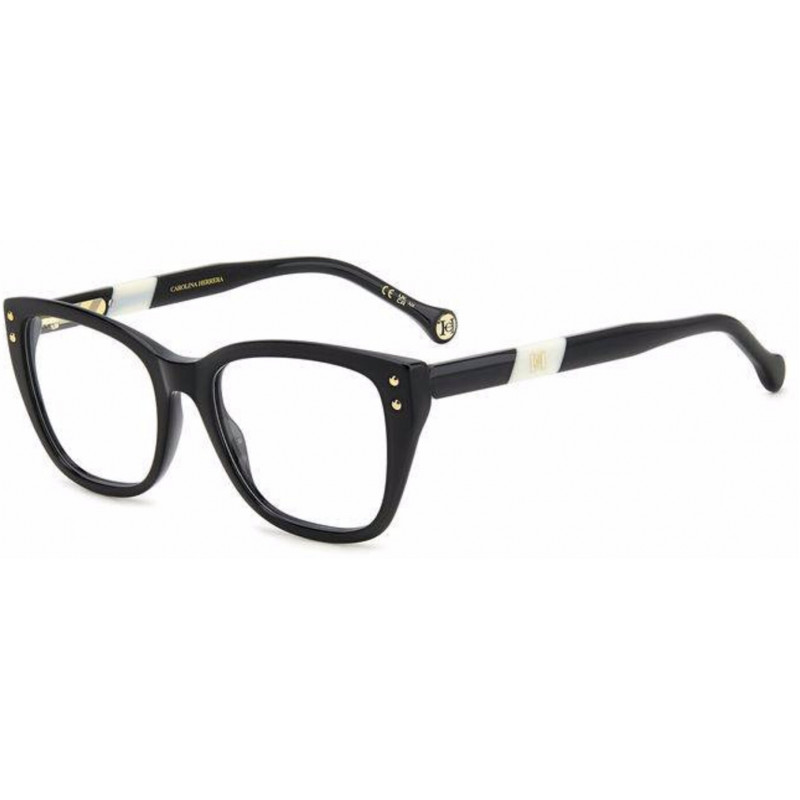 Eyeglasses Carolina Herrera HER 0191 80S Black White 52mm