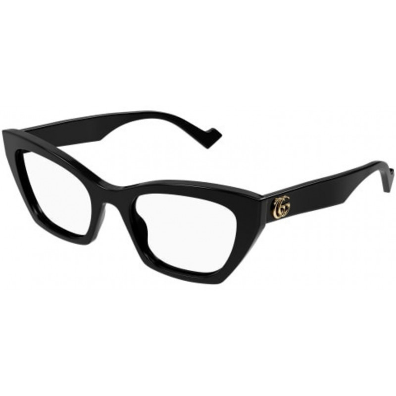 Eyeglasses Gucci GG 1334 O- 001 Black / Transparent 52mm