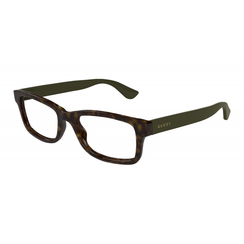 Eyeglasses Gucci GG 1717 O- 004 Havana / Transparent Green 54mm