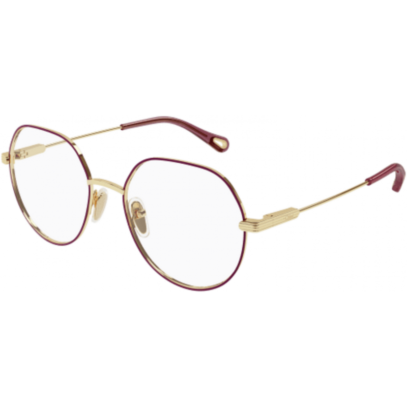 Eyeglasses Chloé CH 0137 O- 007 Gold / Transparent 53mm