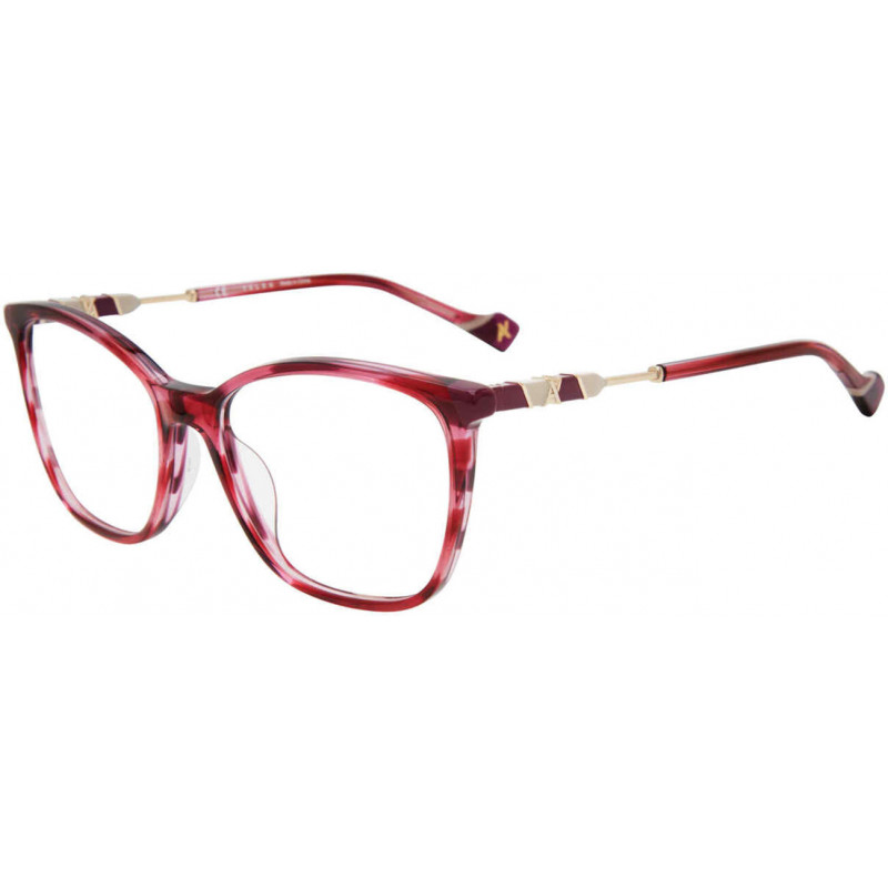 Sunglasses Yalea VYA 070 0933 Striped Raspberry