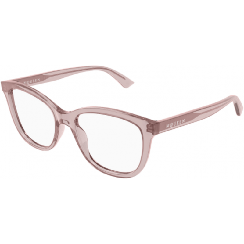 Eyeglasses Alexander McQueen AM 0487 O- 004 Red / Transparent 54mm