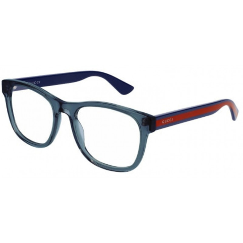 Eyeglasses Gucci GG 0004 ON- 012 Blue / Transparent
