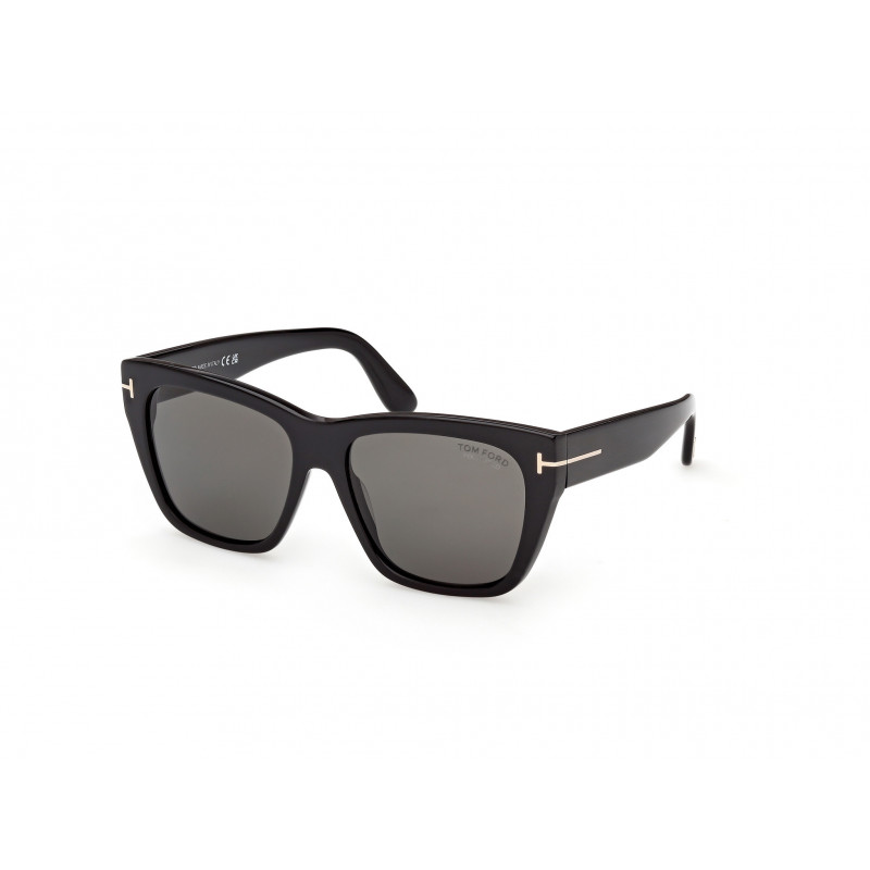 Sunglasses Tom Ford FT 1343 01D Shiny Black / 55mm