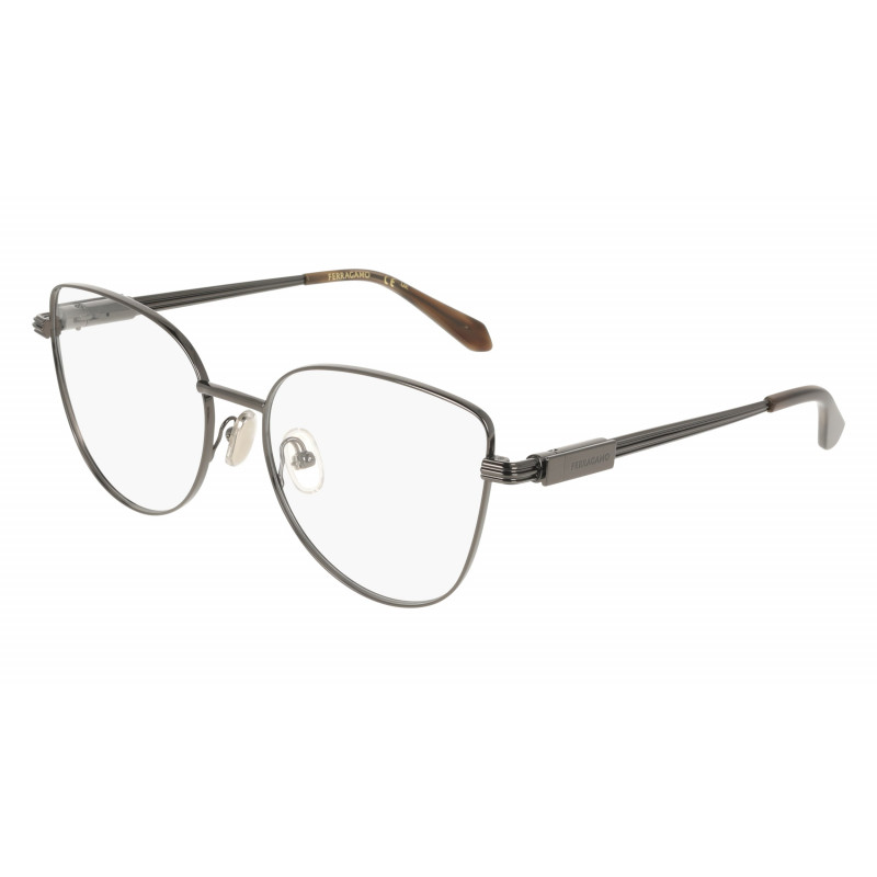 Eyeglasses FERRAGAMO SF 2240 027 Dark Ruthenium 56mm
