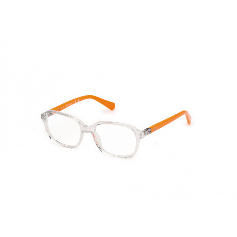 Eyeglasses Guess GU 50143 026 Crystal / Shiny Light Orange 47mm