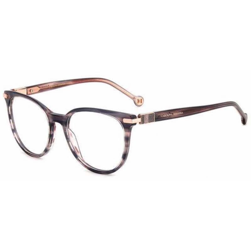 Eyeglasses Carolina Herrera HER 0156 1ZX Pink Horn 53mm
