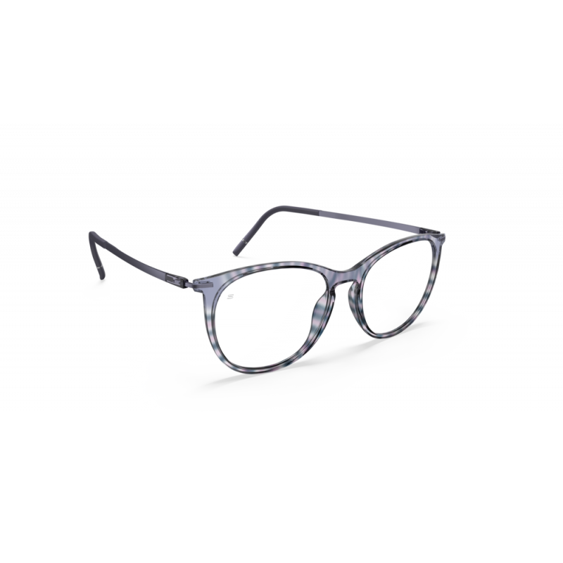 Eyeglasses Silhouette Rising Dawn 1628 4140 Blue Pink Marble 53mm