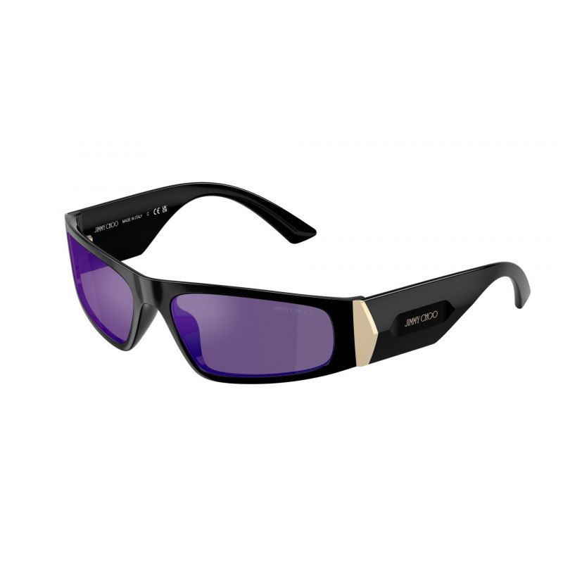 Sunglasses Jimmy Choo JC 6001 U 50592S Black / Violet Mirror Polyamide Standard