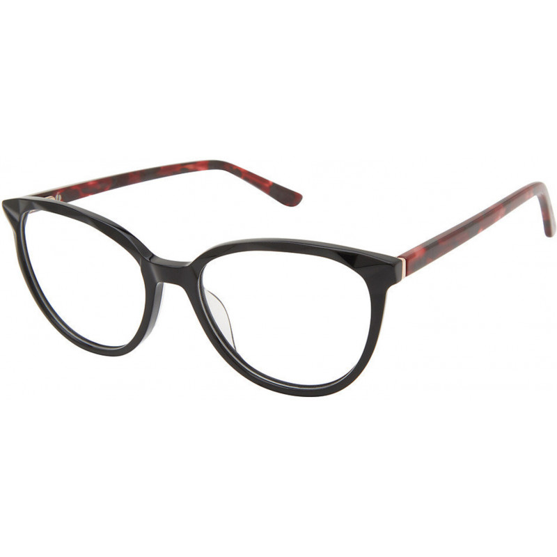 Eyeglasses Nicole Miller NMP 816 C01 Black/Mulberry 48mm