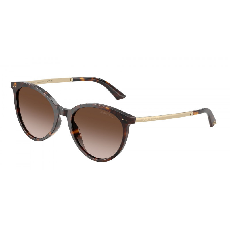 Sunglasses Jimmy Choo JC 5060 F 500213 Havana / Gradient Brown Polyamide Standard 53mm