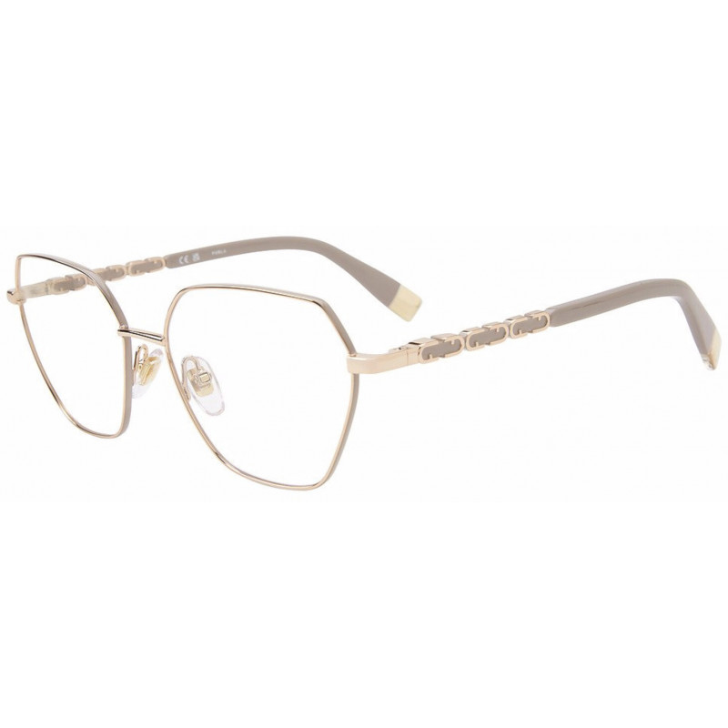 Sunglasses Furla VFU 834 02am Shny Cop Gd W/ Col Pts