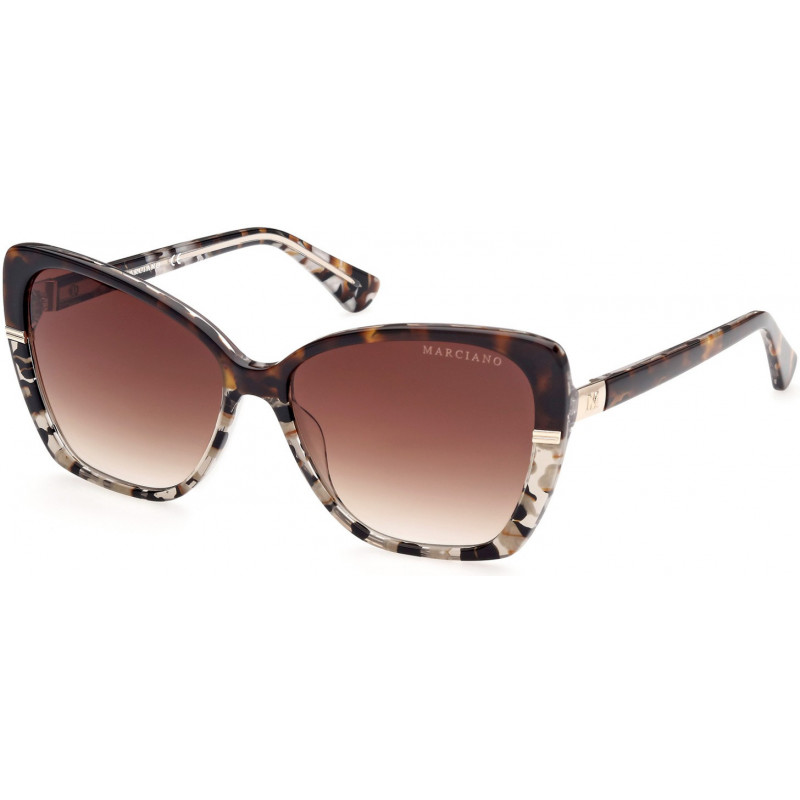 Sunglasses Guess By Marciano GM 0819 52F Havana/Gradient / Havana/Monocolor 59mm