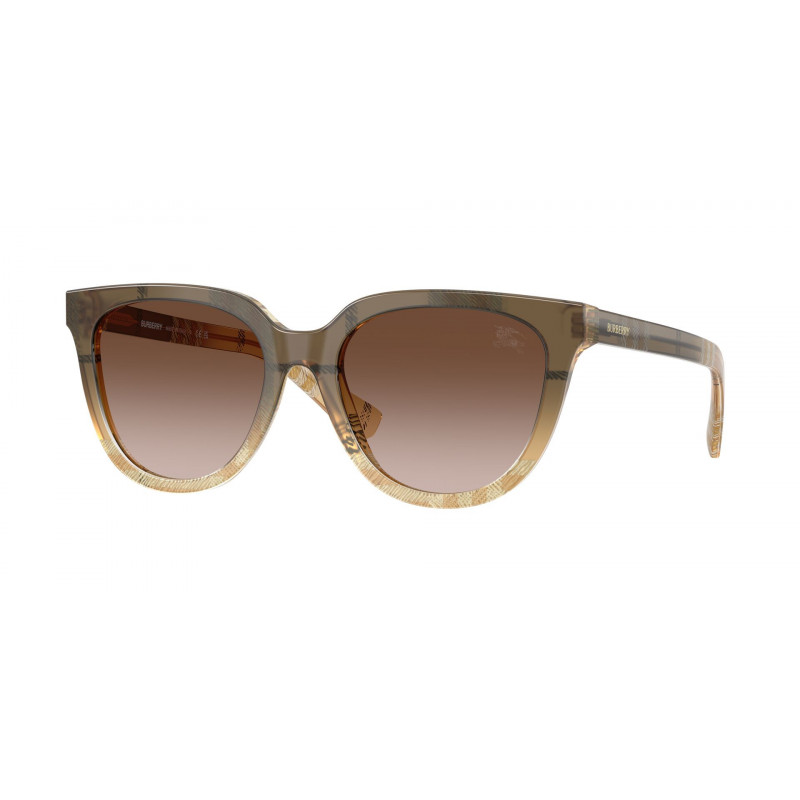 Sunglasses Burberry BE 4469 420113 Check Gradient Beige / Brown Polyamide Standard 53mm