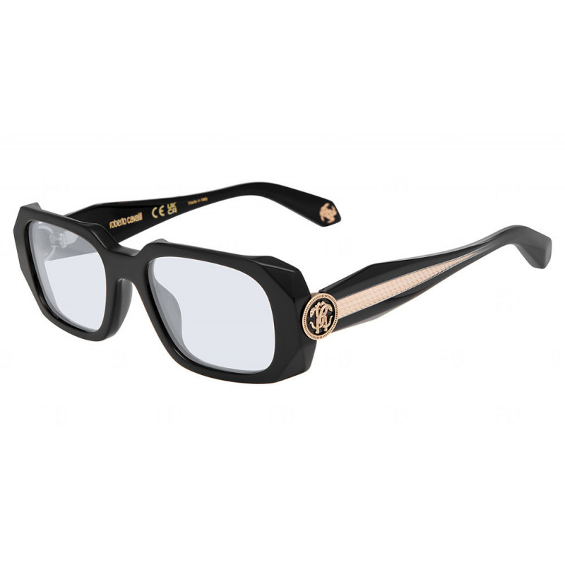 Sunglasses Roberto Cavalli SRC 187 M 700y Black W Blue 53mm