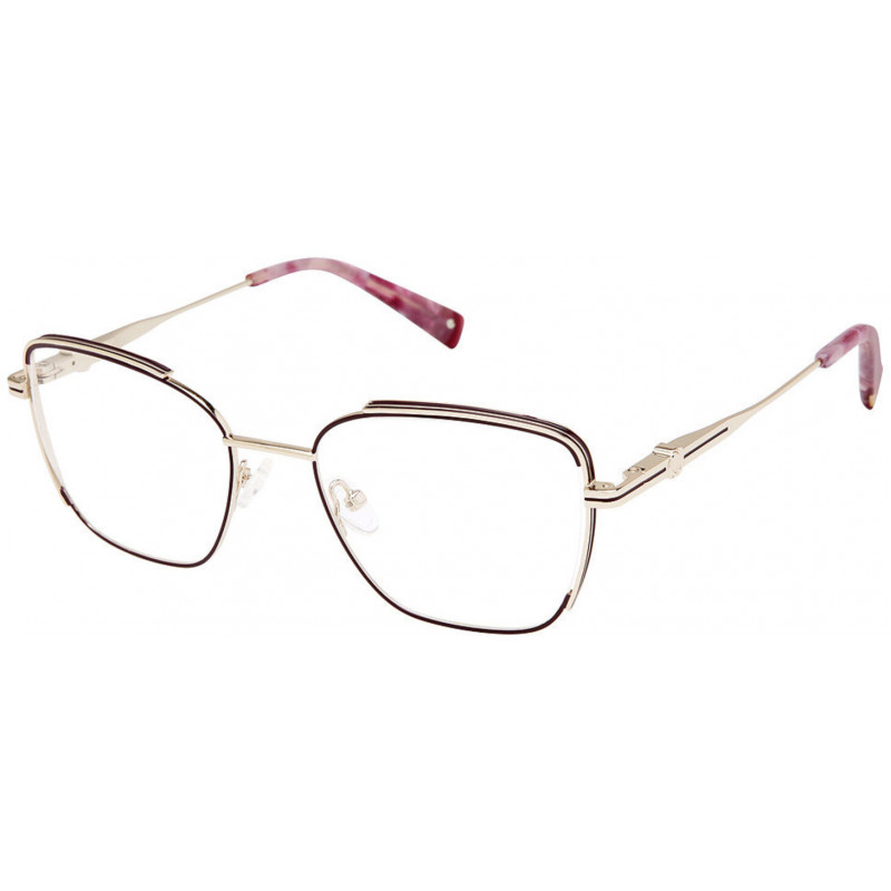 Eyeglasses Champion FAYE C03 Mulberry/Gold 52mm
