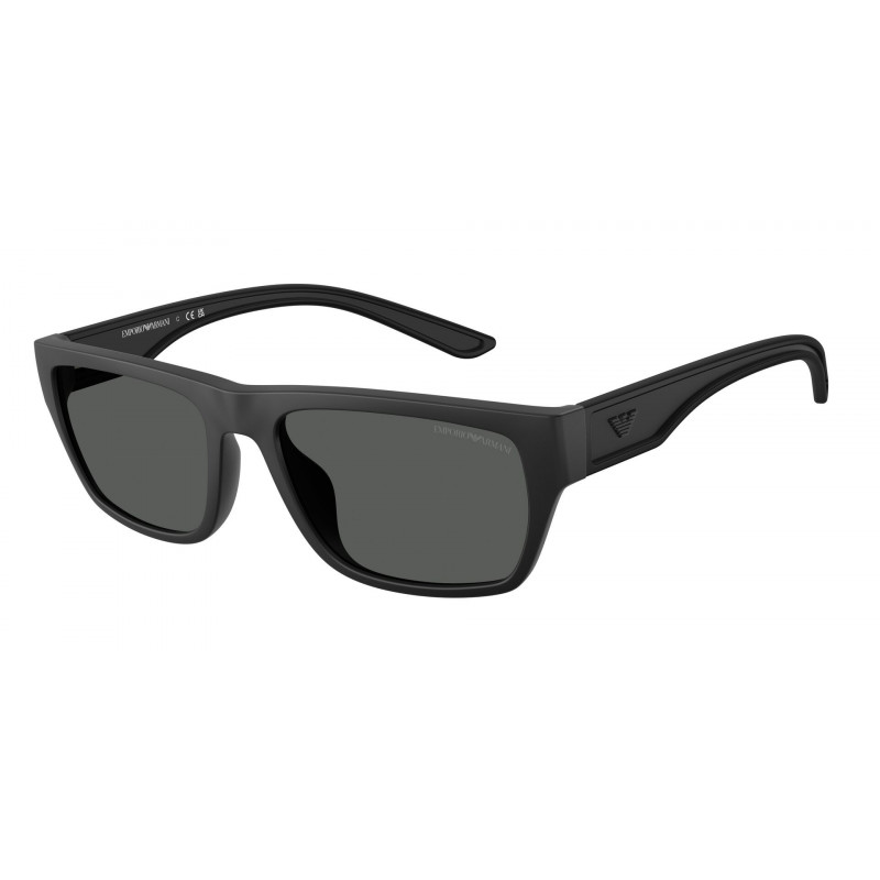 Sunglasses Emporio Armani EA 4267 U 500187 Rubberized Matte Black / Dark Grey Polyamide Standard 57mm