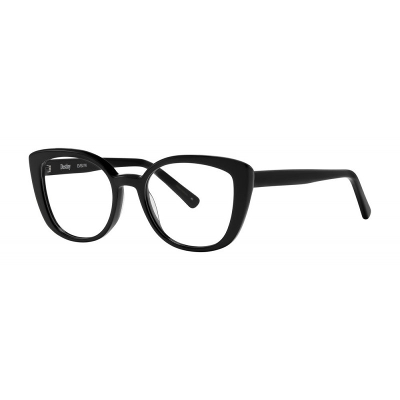 Eyeglasses Destiny Evelyn Black 52mm