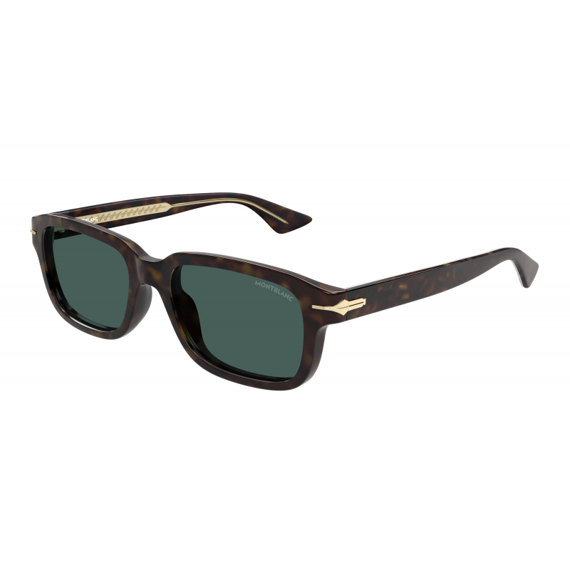 Sunglasses Montblanc MB 0436 S- 002 Havana / Green 54mm