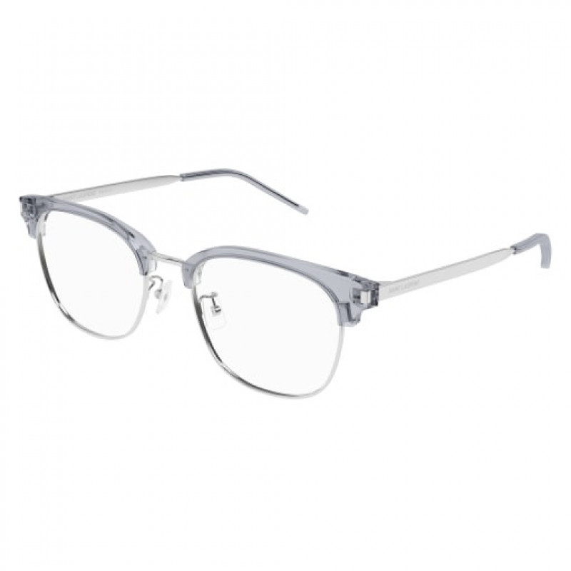 Eyeglasses Saint Laurent SL 649 /F- 003 Grey / Transparent Silver 54mm