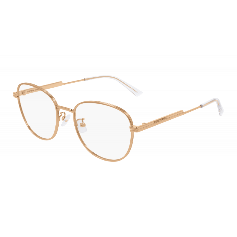 Eyeglasses Bottega Veneta BV 1044 O- 001 Gold / Transparent 53mm