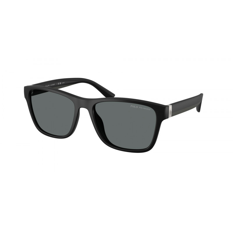 Sunglasses Polo PH 4229 U 500181 Matte Black / Polar Dark Grey Policarbonate Polarized 56mm