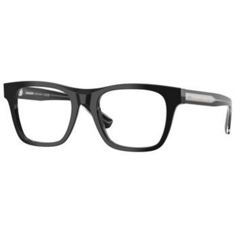 Eyeglasses Burberry BE 2445 4206 Black Demo Lens 52mm
