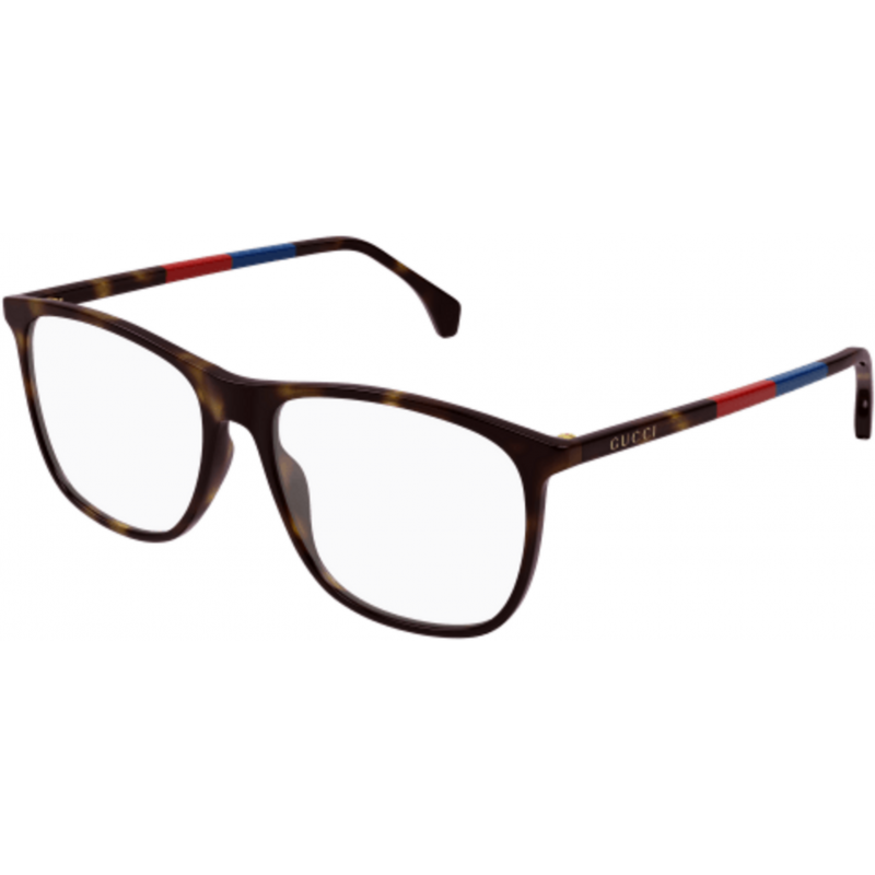 Eyeglasses Gucci GG 0554 O- 010 Havana / Transparent 55mm