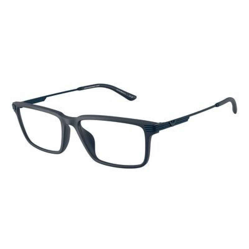 Eyeglasses Emporio Armani EA 3268 U 6185 Matte Blue Demo Lens 55mm