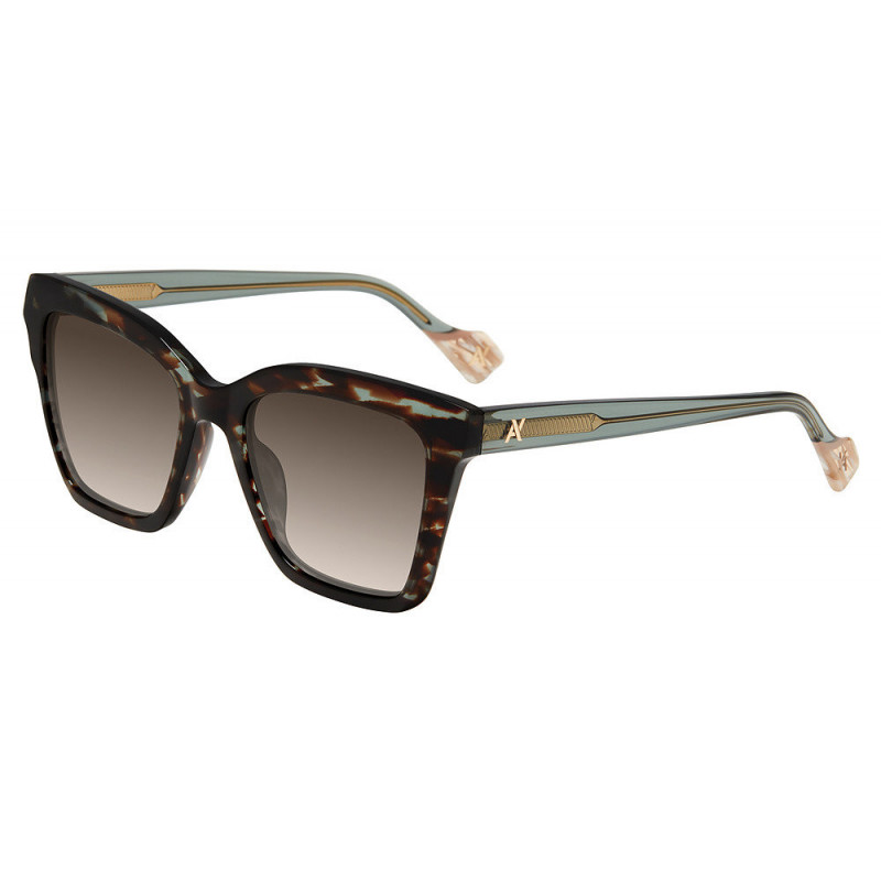 Sunglasses Yalea SYA 240 0v34 Brown/Green Havana 53mm