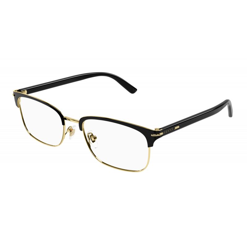 Eyeglasses Gucci GG 1448 O- 001 Gold / Transparent Black 56mm