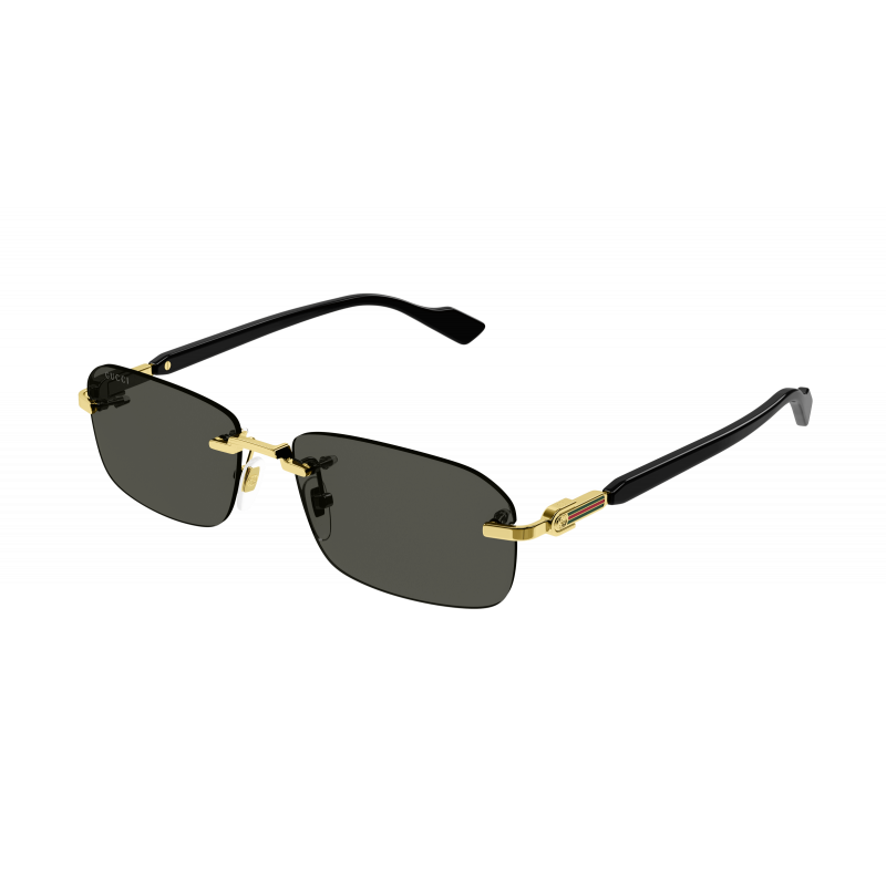Sunglasses Gucci GG 1221 S- 001 Gold / Grey Black 56mm