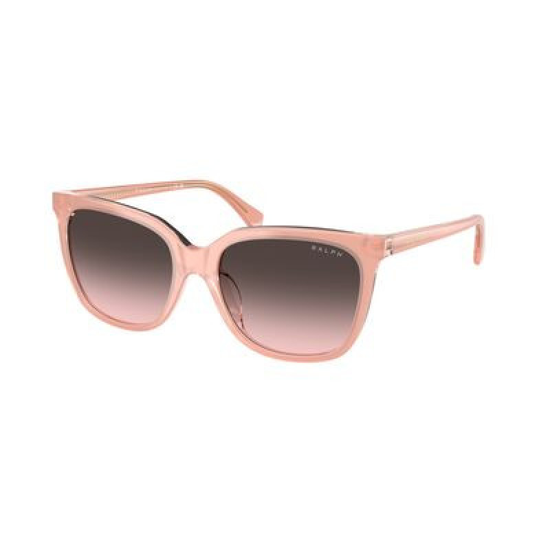 Sunglasses Ralph RA 5343 U 629646 Peach On Transparent / Pink Gradient Grey Polyamide Standard 55mm