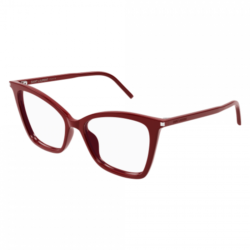 Eyeglasses Saint Laurent SL 386 - 015 Red / Transparent 53mm
