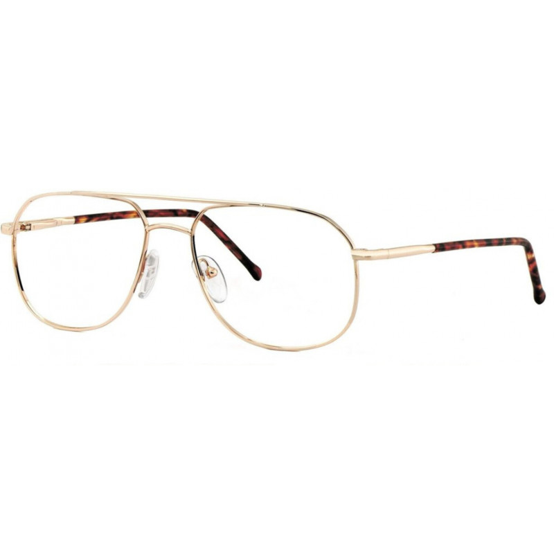 Eyeglasses Comfort Flex Henry Shiny Gold