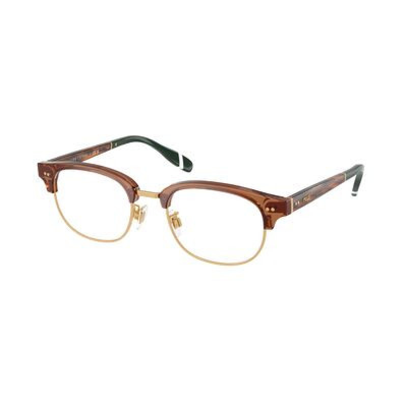 Eyeglasses Polo PH 2298 D 6321 Shiny Transparent Brown / Demo Lens 51mm