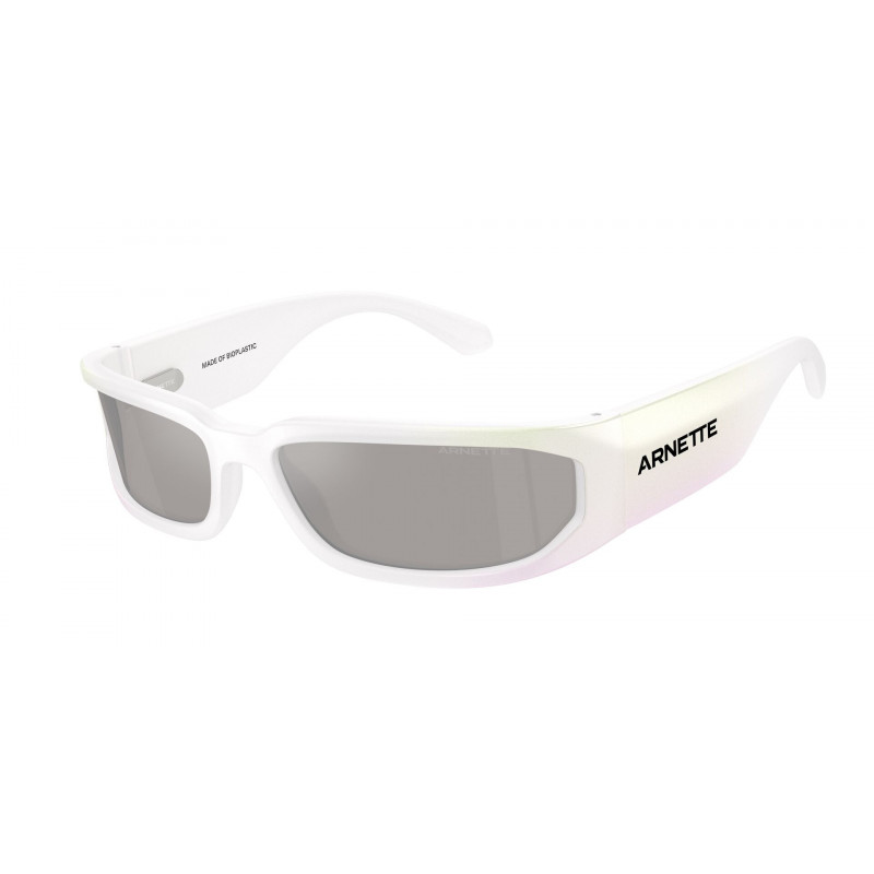 Sunglasses Arnette AN 4349 29746G Opal White Gradient / Light Grey Mirror Silver Policarbonate Standard 62mm
