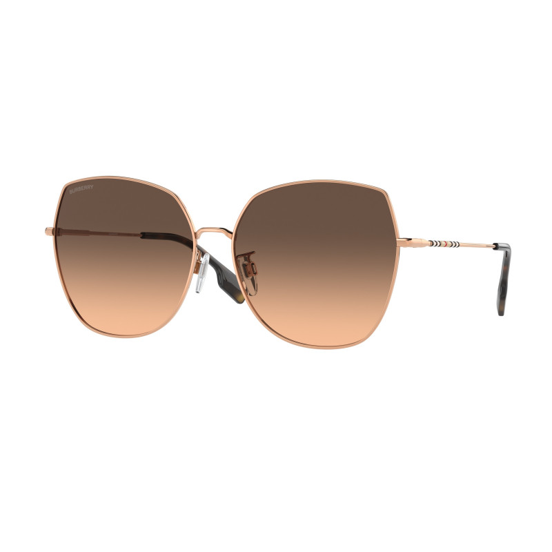 Sunglasses Burberry BE 3136 D 1337G9 Rose Gold Gradient Violet 60mm