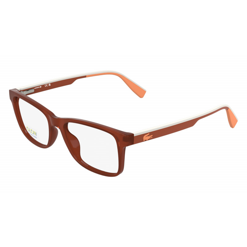 Eyeglasses LACOSTE L 3665 800 Transparent Dark Orange Lumi 50mm