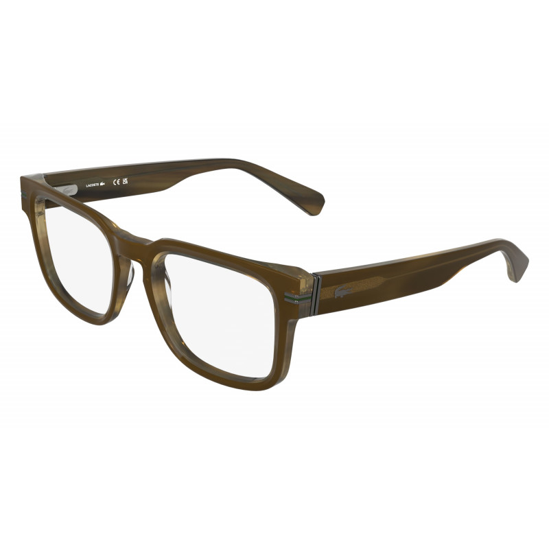 Eyeglasses LACOSTE L 4016 210 Striped Brown 52mm
