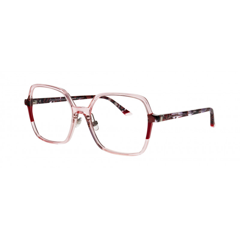 Eyeglasses Pro-design Denmark GLOW 3 4315 Pink Light Transparent 55mm