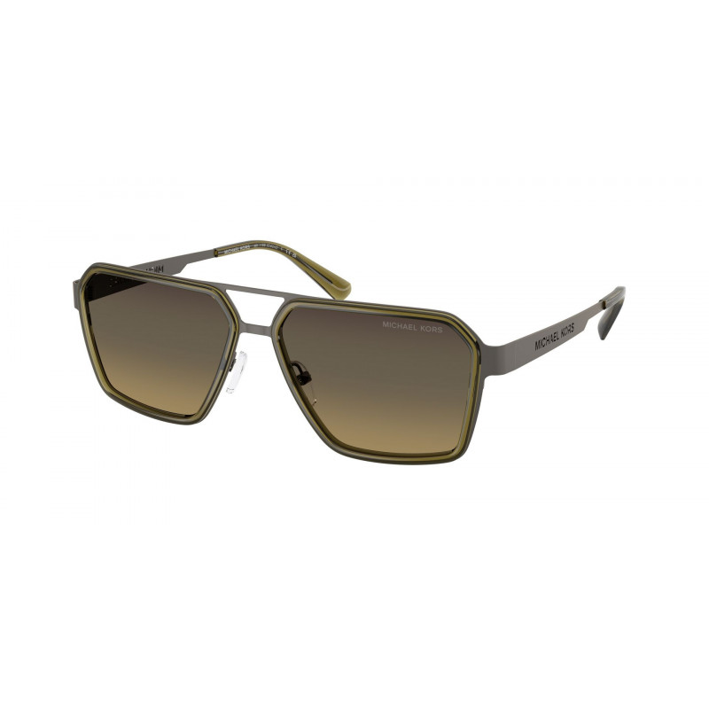 Sunglasses Michael Kors MK 1188 10020N Gunmetal Matte / Olive Gradient Polyamide Standard 57mm