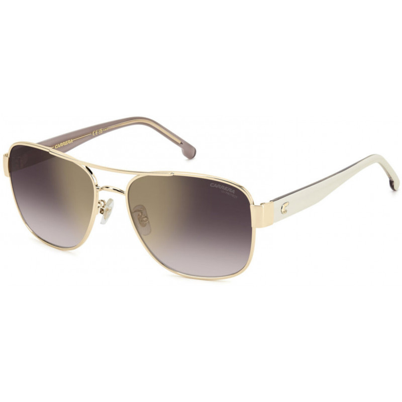 Sunglasses CARRERA 3042 /S VPYK Yk Gold Mirror On Burgundy Shaded 58mm