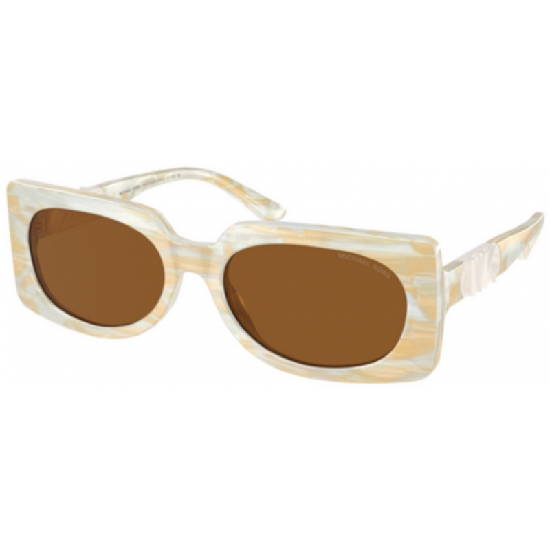 Sunglasses Michael Kors MK 2215 400173 Ivory Horn / Amber Solid Policarbonate Standard 56mm