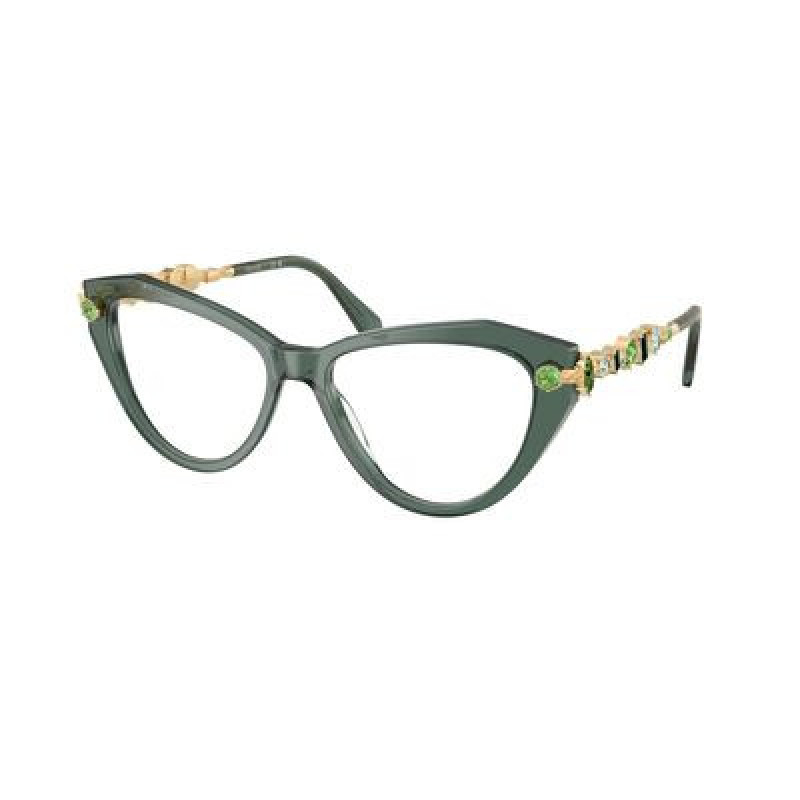 Eyeglasses Swarovski SK 2047 1043 Transparent Green / Demo Lens 53mm