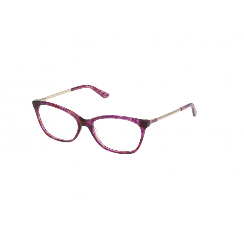 Eyeglasses Guess GU 50194 083 Violet/Havana / Shiny Pale Gold 53mm