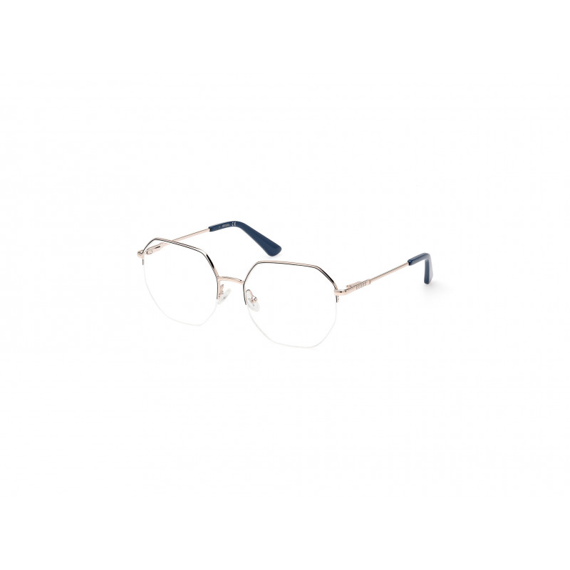 Eyeglasses Guess GU 2935 092 Blue/Monocolor / Shiny Rose Gold 52mm