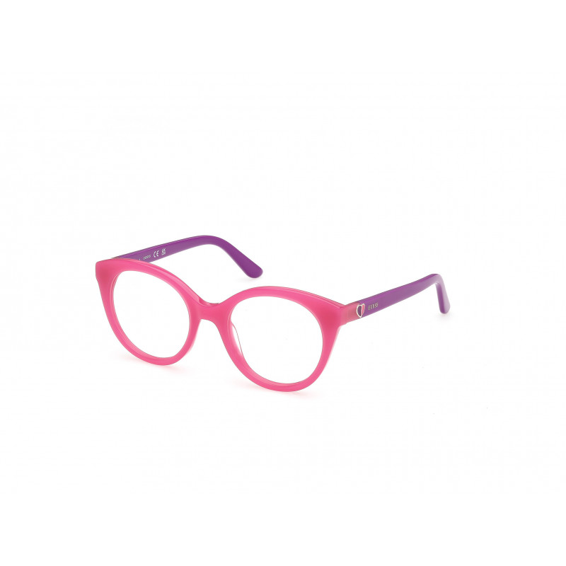 Eyeglasses Guess GU 50396 074 Shiny Light Pink / Violet 46mm