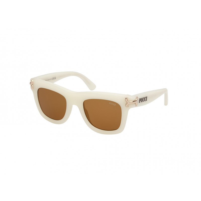 Sunglasses Emilio Pucci EP 0222 21E Shiny White / 50mm